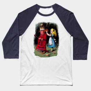 Alice and the Red Queen Baseball T-Shirt